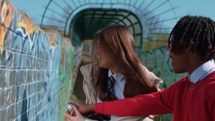 Still from Skive — underpass