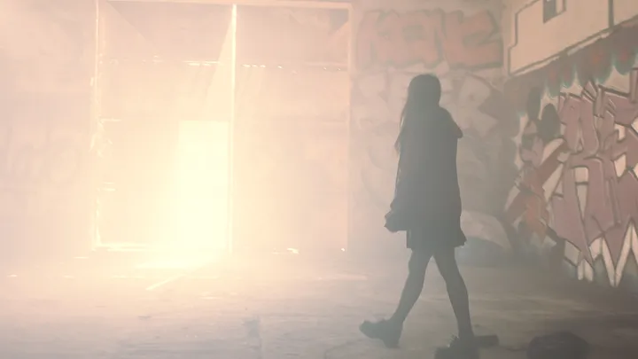 Still from Skive — gelato silhouette