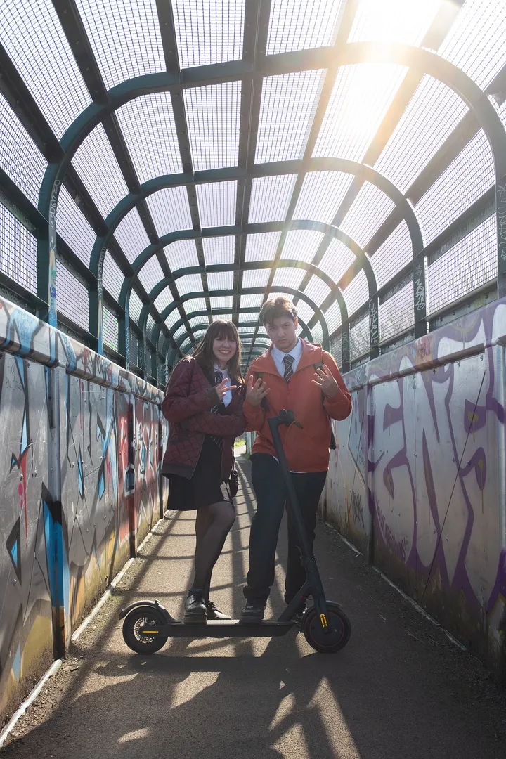 Behind the scenes on Skive, photographed by Caspar