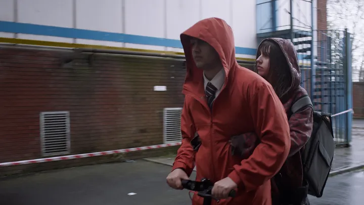 Still from Skive — scooter