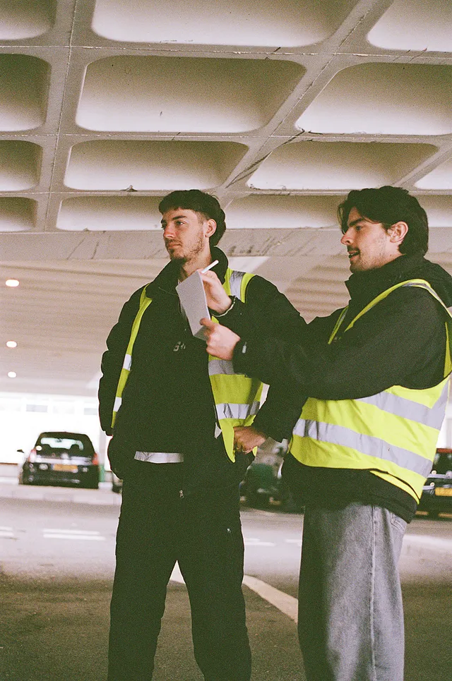 Behind the scenes on Skive, photographed by Corinna Elleschild