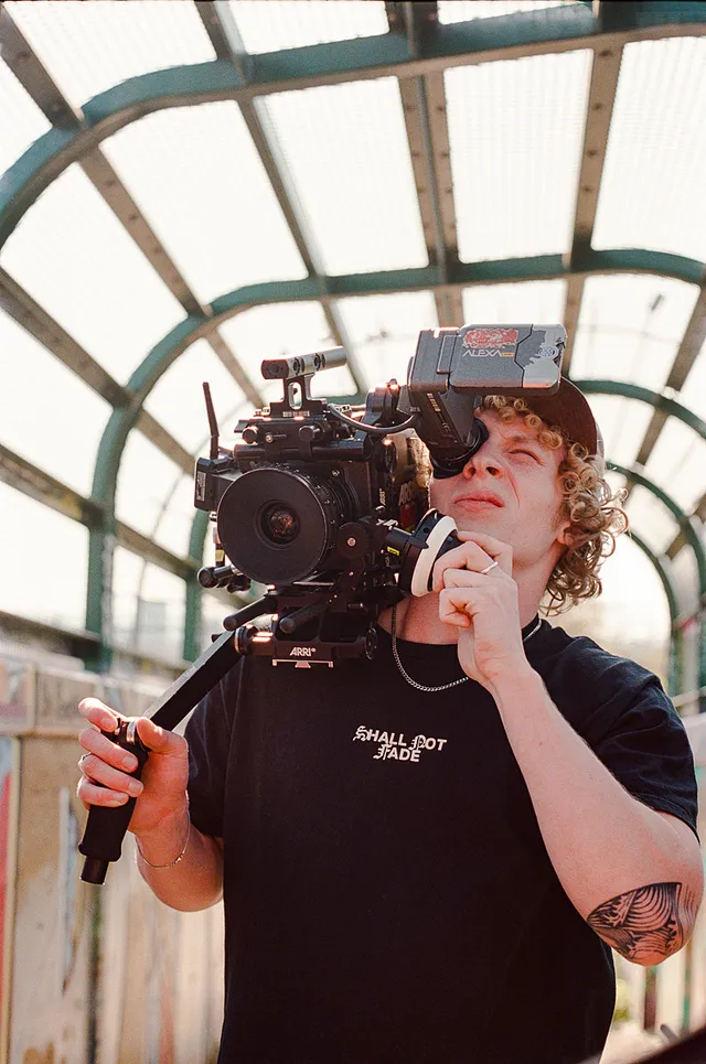 Behind the scenes on Skive, photographed by Corinna Elleschild