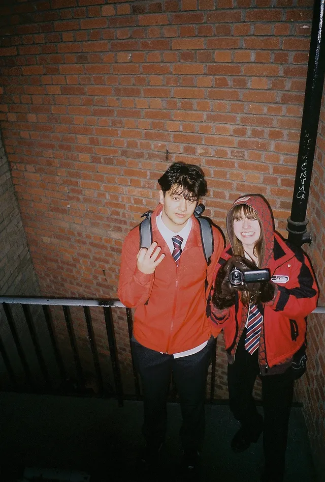 Behind the scenes on Skive, photographed by Ellis Cate