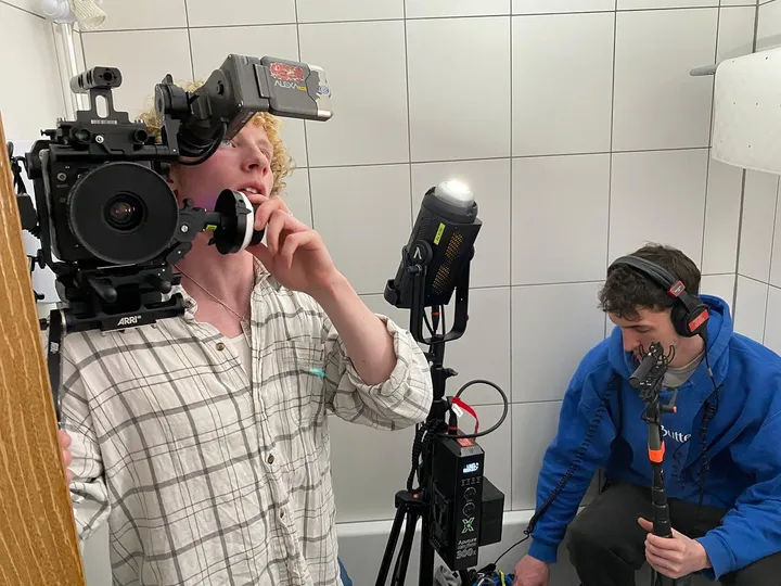 Behind the scenes on Skive