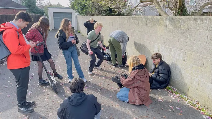 Behind the scenes on Skive